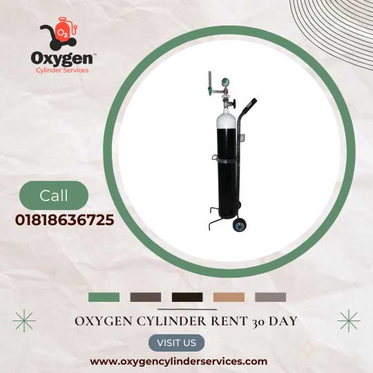 Oxygen Cylinder Rent 30 Days - Free Delivery in Dhaka